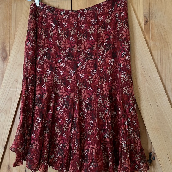 Boho Silk Skirt - Picture 2 of 4